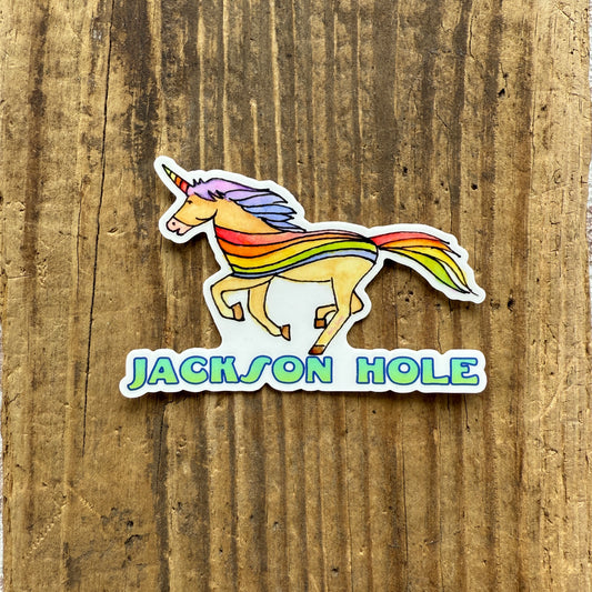 Jackson Hole Rainbow Unicorn