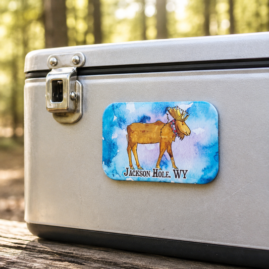 Light UP Moose Magnet