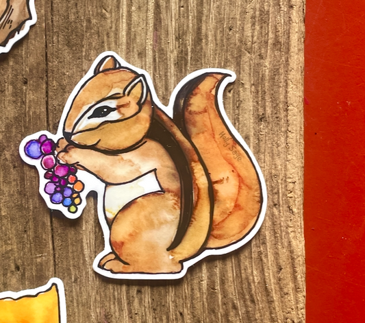 Chipmunk Sticker