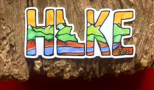 Idaho Hike Sticker