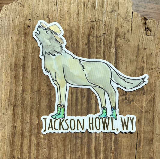 Jackson Howl Sticker