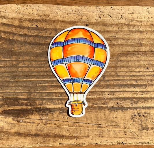 Hot Air Balloon Sticker