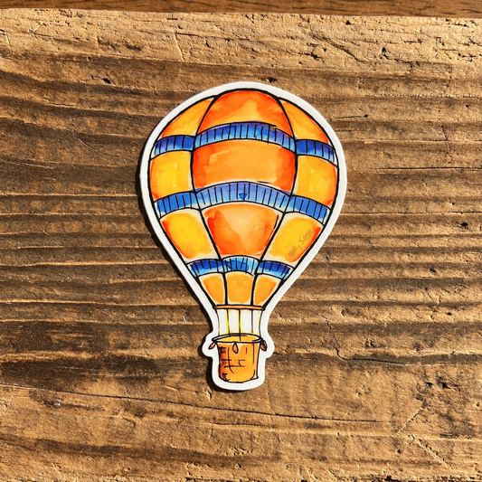 Hot Air Balloon Sticker
