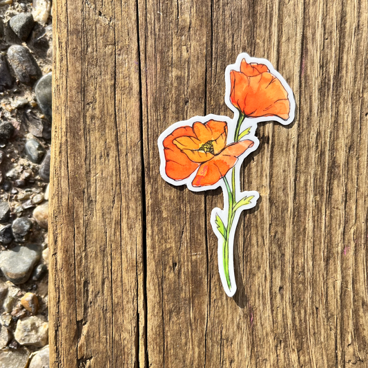 Poppies Sticker