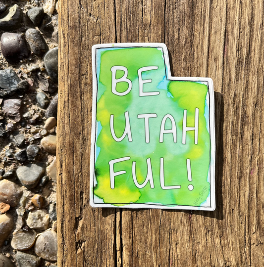 BeUtahful! Sticker