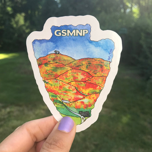 Great Smoky Mountains National Park Arrowhead sticker