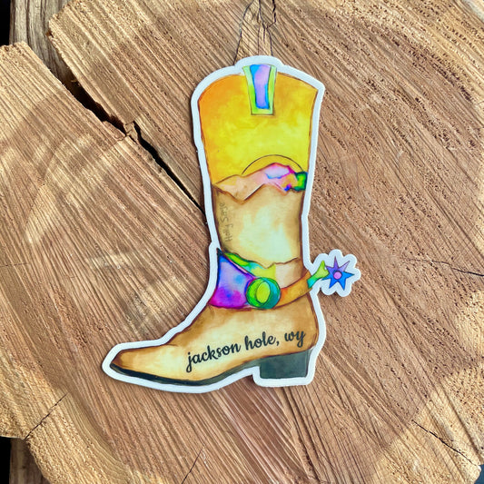 Cowboy Boot Sticker