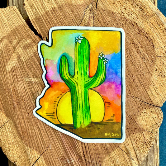 Arizona Saguaro Sticker