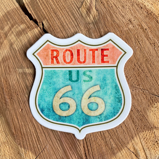 Historic Route 66 Sticker