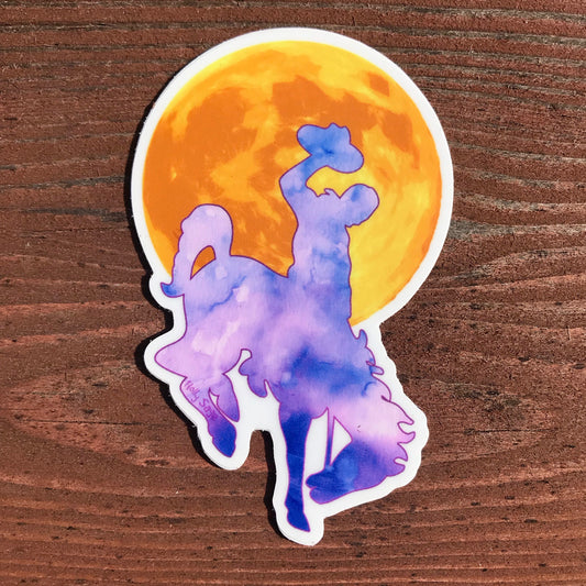 Wyoming Moon Sticker