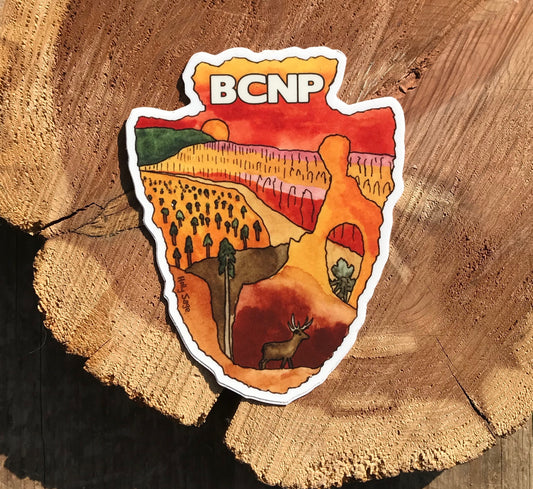 Bryce Canyon National Park arrowhead sticker