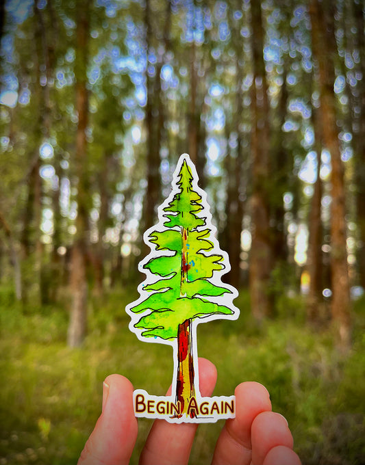 Begin Again  Sticker