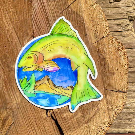 Mountain Trout Sticker