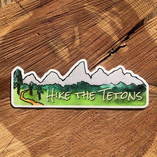 Hike the Tetons sticker