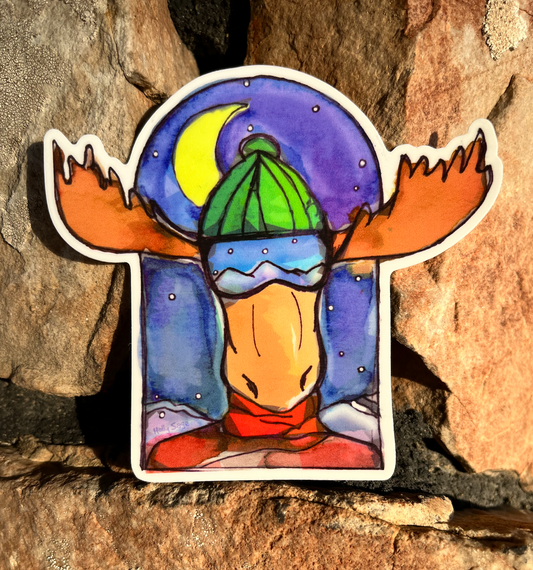 Mooseski Sticker