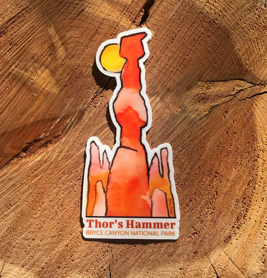 Thor's Hammer sticker from Bryce Canyon National Park