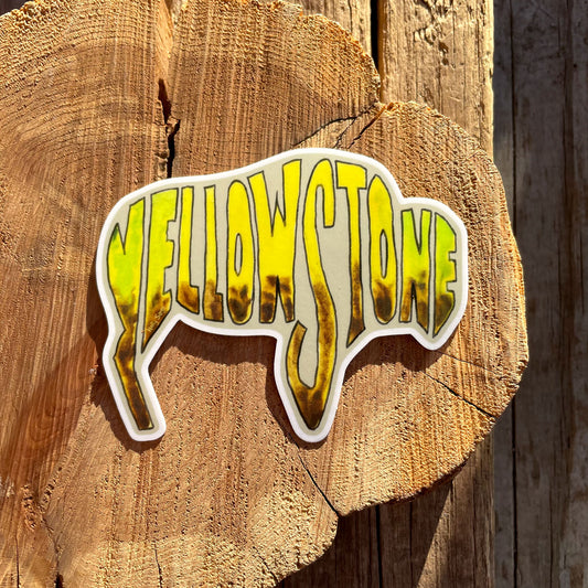 Yellowstone Bison Sticker