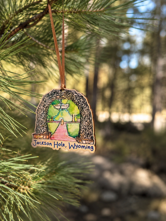 Jackson Hole Town Square Ornament