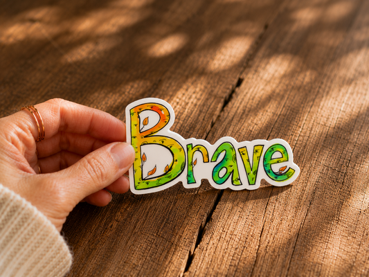 Brave Sticker