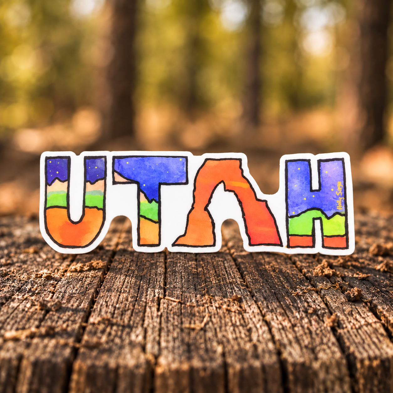 Utah Landscape Sticker