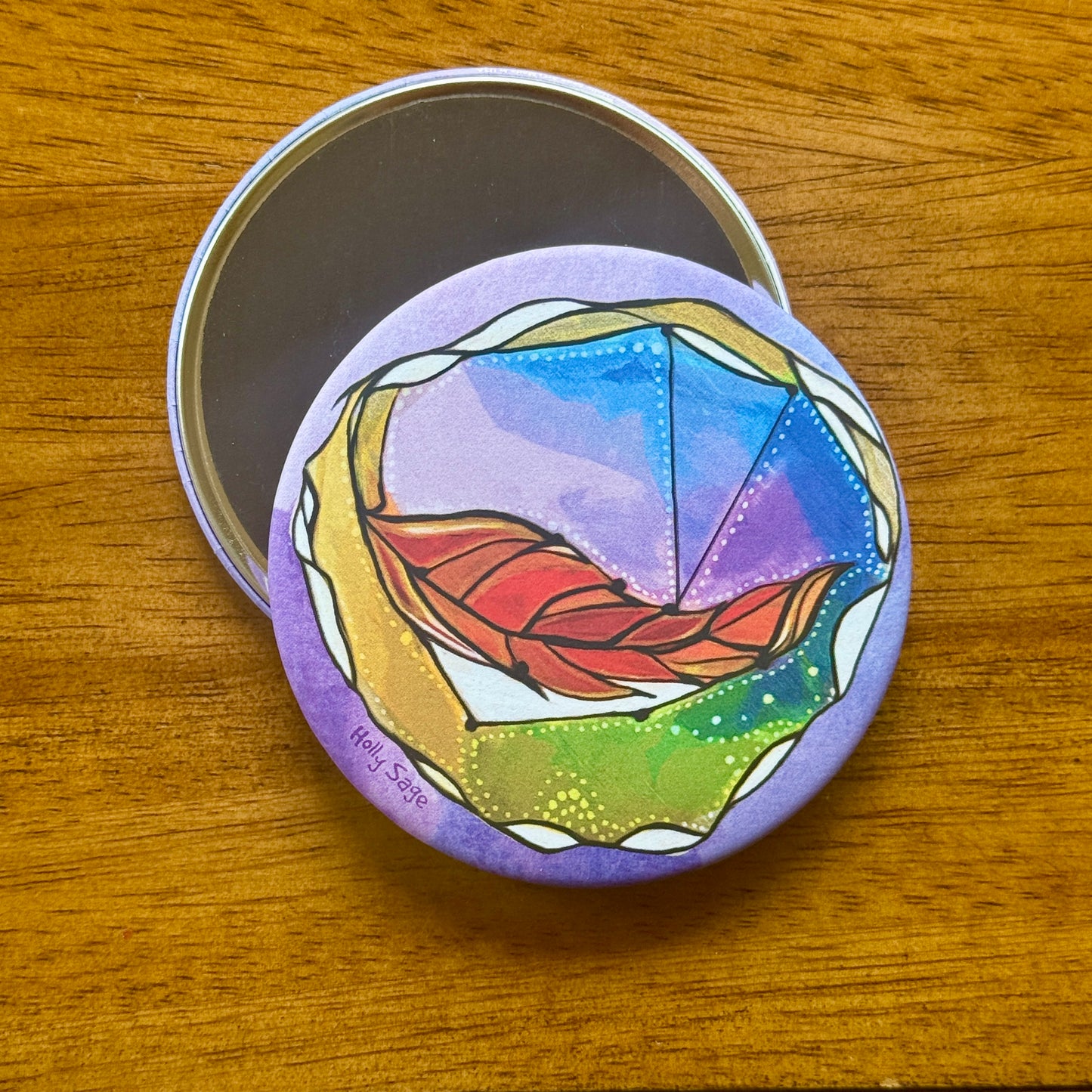 Red Feather of Fun Magnet