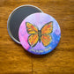 Orange Butterfly Jackson Hole Magnet