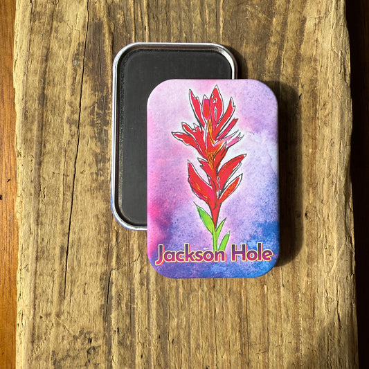 Indian Paintbrush Jackson Hole Magnet