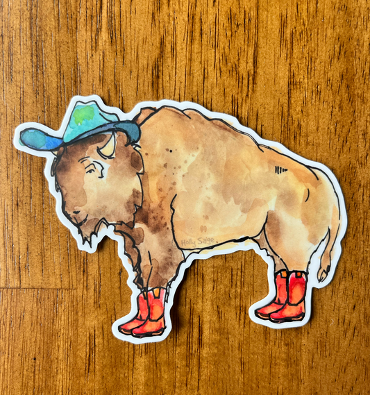 Bison in Boots