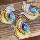Night Fox Glitter Sticker