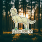 Jackson Howl Sticker