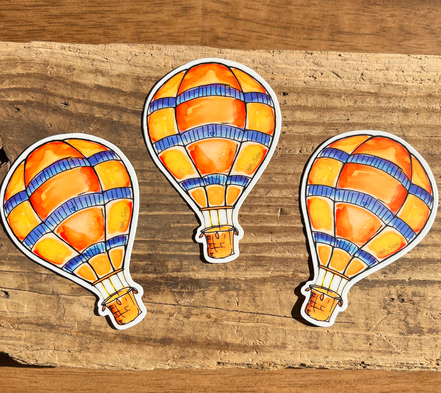 Hot Air Balloon Sticker