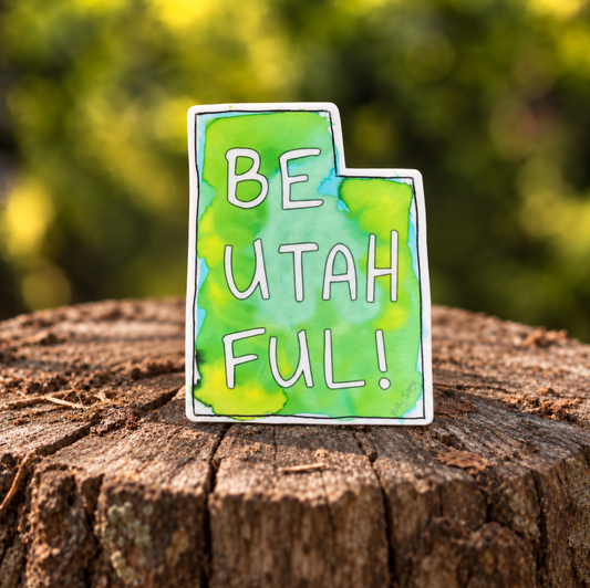 BeUtahful! Sticker