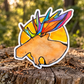Moose Lines Sticker