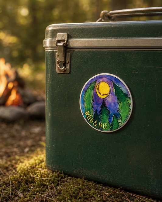 Wild and Free Magnet