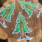 Ski Tree Sticker