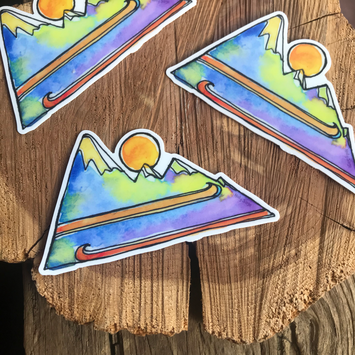 Ski Peaks Sticker