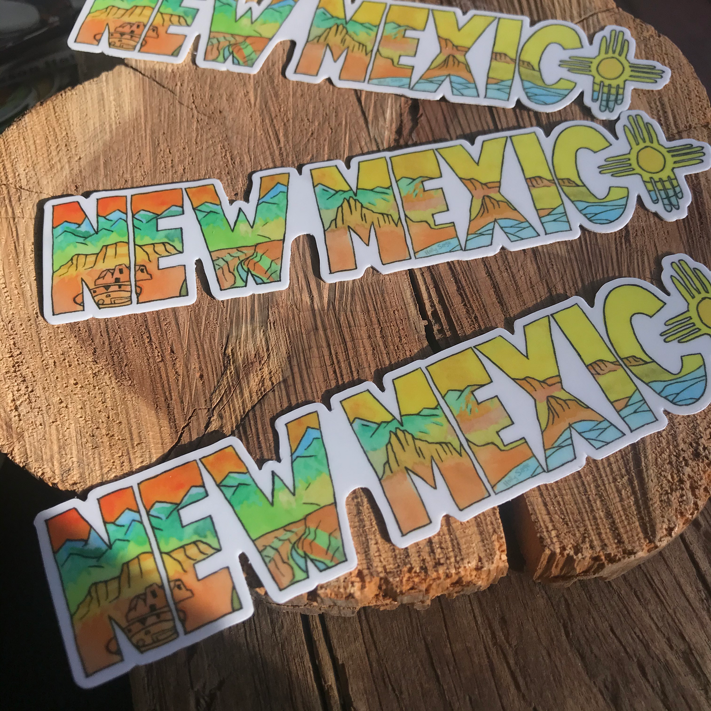 New Mexico Landscape Sticker