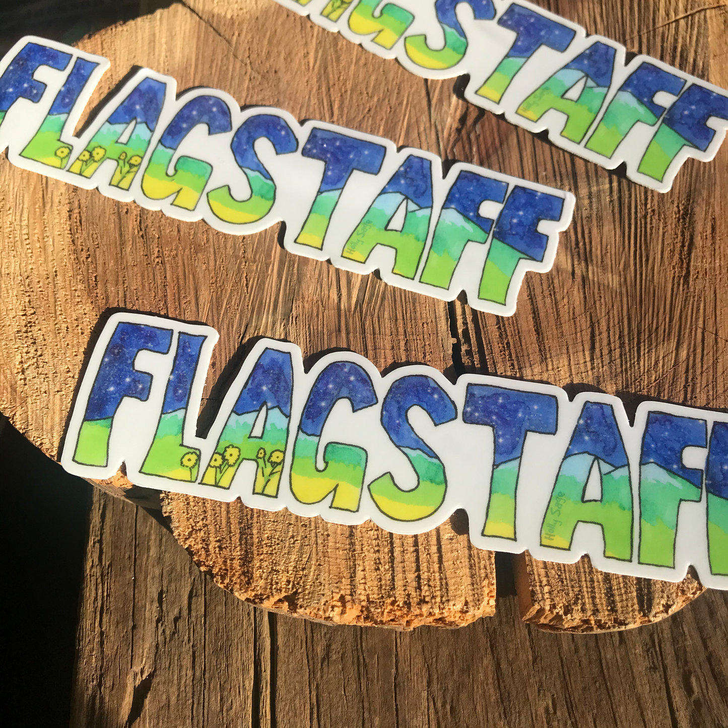 Flagstaff Landscape Sticker
