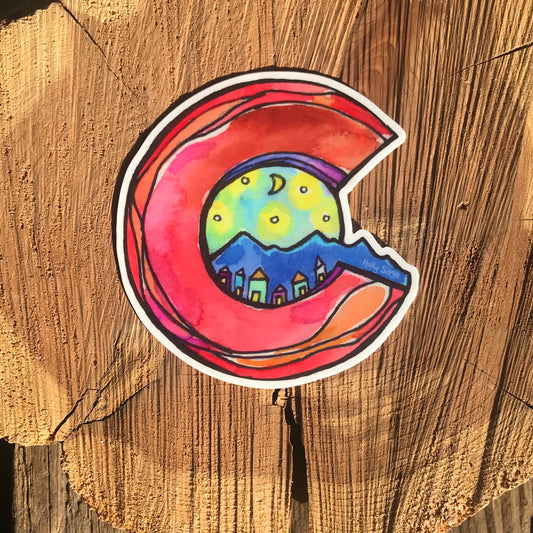 Colorado Village Sticker