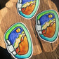 Carabiner Mountains Sticker