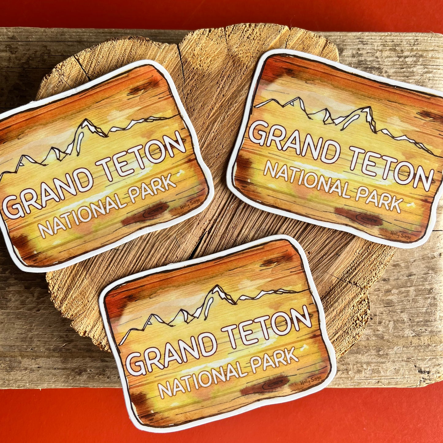 National Park Sign Sticker