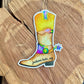 Cowboy Boot Sticker