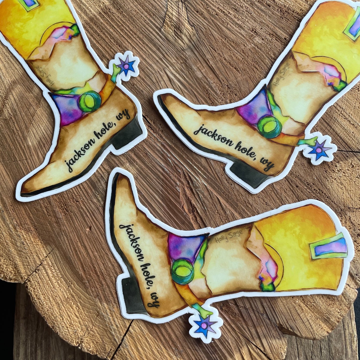 Cowboy Boot Sticker