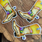 Cowboy Boot Sticker