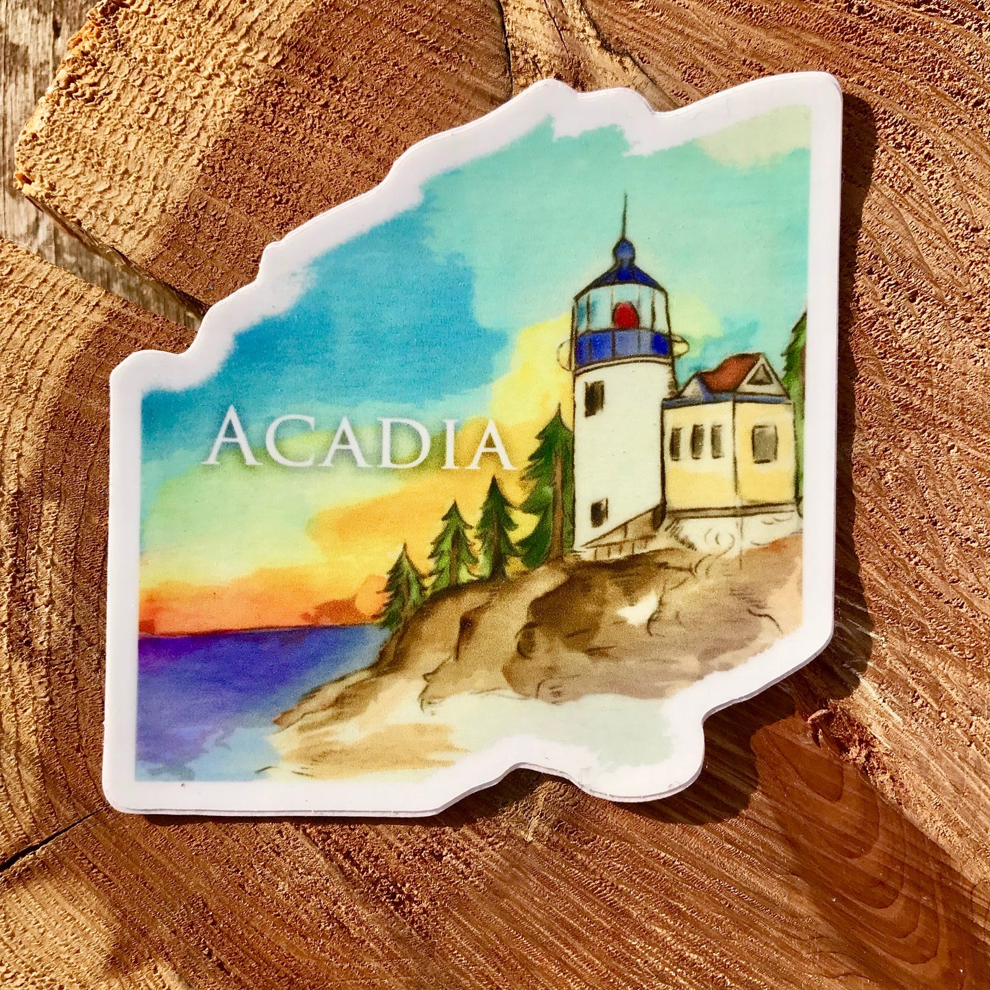 Bass Harbor Head Acadia Lighthouse Sticker