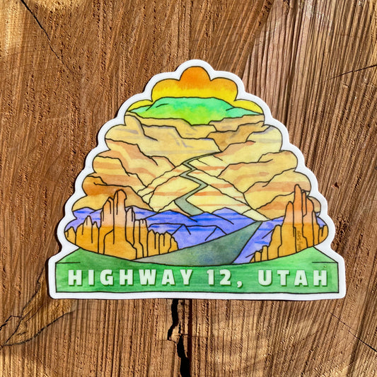 Highway 12 Sticker