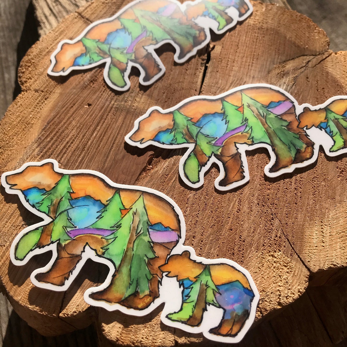 Mama and Baby Bear Sticker