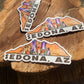 Sedona Crystal Mountains Sticker