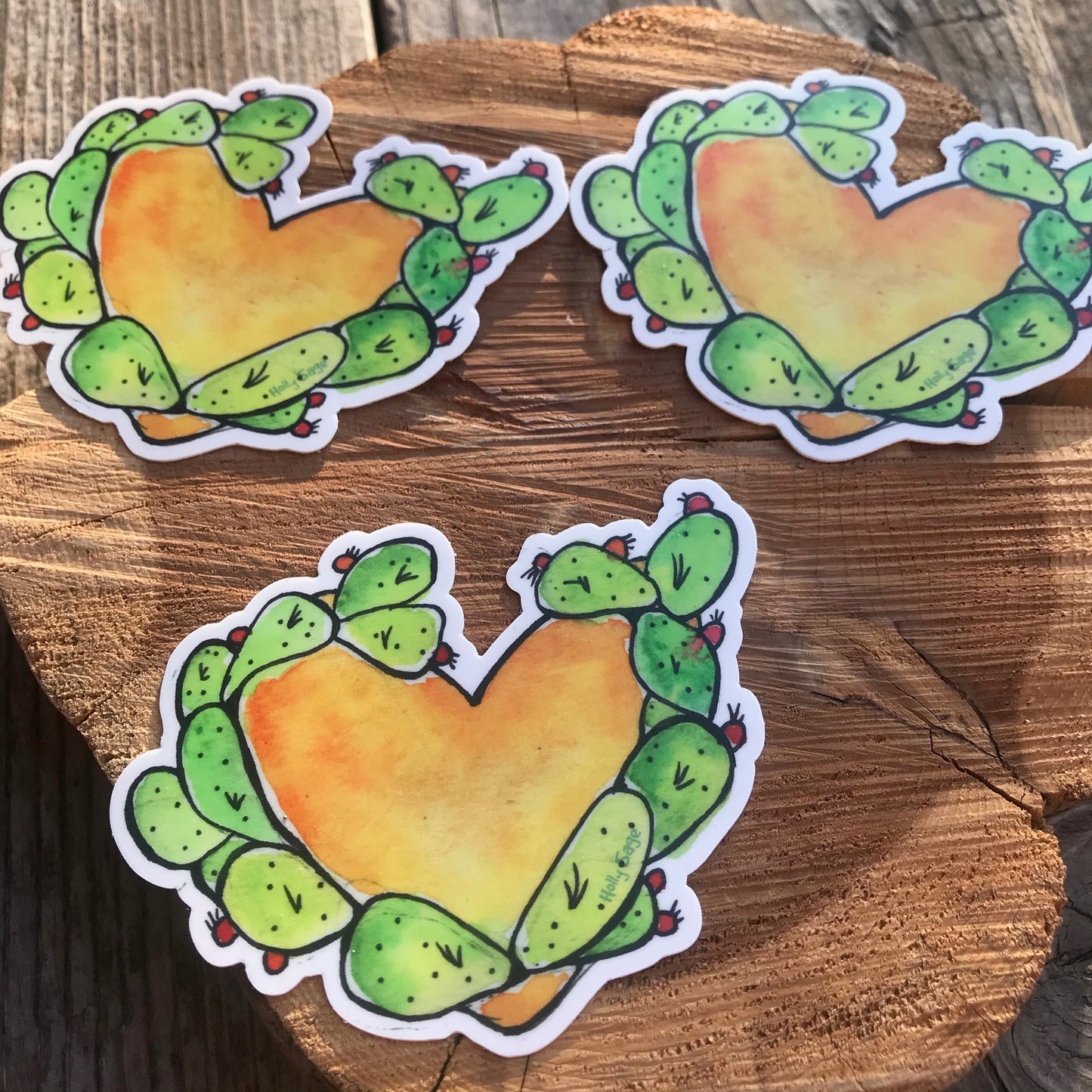 Prickly Pear Love Sticker
