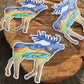 Elk Nightscape Sticker